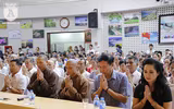 Xúc động những hình ảnh bệnh nhân nghe giảng về ý nghĩa lễ Vu lan